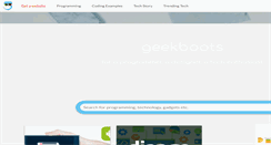 Desktop Screenshot of geekboots.com
